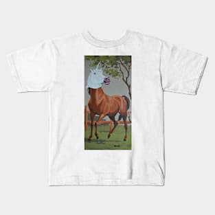 Undercover Horse Goes Undercover Kids T-Shirt